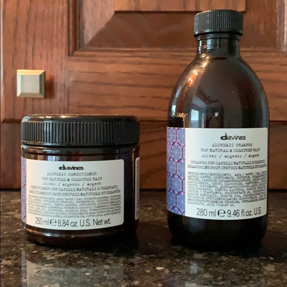 Davines Alchemic Shampoo and Conditioner Silver